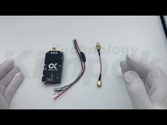 AKK 5.8G 10W VTX Alpha10 Transmissor de vídeo Suporte de áudio inteligente com 80 CH Drone RC Acessórios