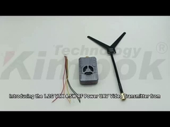 Transmissor de vídeo sem fio VTX FPV 1.2G 4.5W 16CH Transmissão de longa distância FPV RC Drone