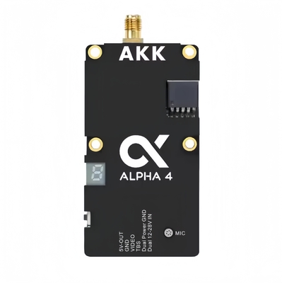 Transmissor de Vídeo para Drone AKK Alpha4 VTX 5.8G FPV 4W 8CH Ultra Longa Distância
