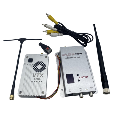 1.2G 5W Transmissor e Receptor de Vídeo Sem Fio 1.2Ghz FPV VTX VRX para RC Racing Drone VTX
