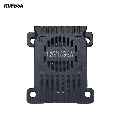 Transmissor de Vídeo FPV 1.2G 2W 1.2GHz Drone VTX com Fonte de Alimentação DC 12V para Transmissão de Imagem