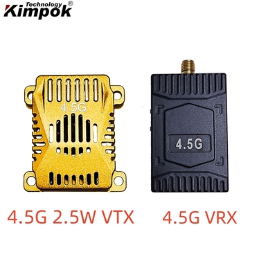 2.5W Potência de transmissão 4.5G Transmissor e receptor de vídeo analógico para 1 Vp-p FM Audio Video Output