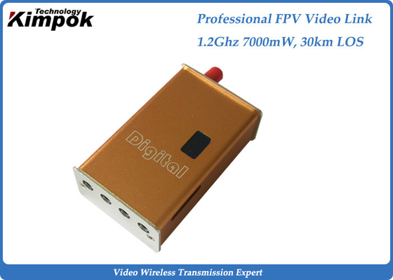 Transmissor da longa distância FPV do LOS, 6000mW transmissor análogo sem fio 1.2Ghz