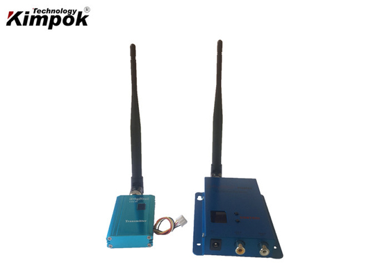 Transmissor e Receptor de Vídeo Sem Fio 1.5Ghz Link de Vídeo FPV Analógico 1500mW