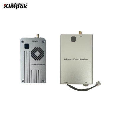 Transmissor de vídeo analógico DC 12V com potência de transmissão de 5W e saída de áudio de 1 Vp-p