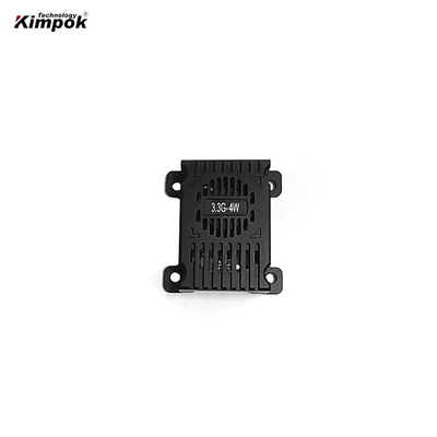 Transmissor e Receptor de Vídeo Sem Fio FPV VTX VRX de Longo Alcance 3.3GHz 4W, Transmissão Gráfica de Vídeo