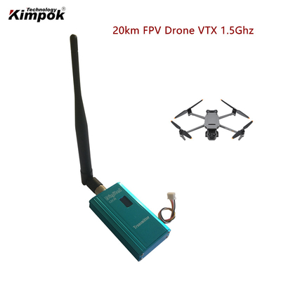 1.5G 1.5W receptor de vídeo sinal analógico transmissor sem fio e receptor VRX para drones FPV