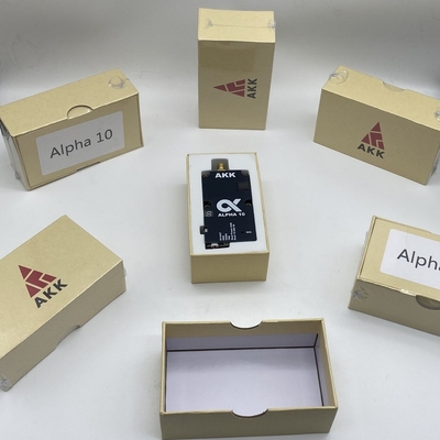 AKK 5.8G 10W VTX Alpha10 Transmissor de vídeo Suporte de áudio inteligente com 80 CH Drone RC Acessórios