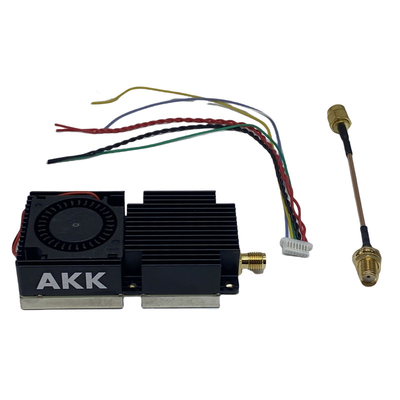 AKK Alpha16 Transmissor de vídeo sem fio 5.8G 16W FPV VTX 96CH para transmissão de imagem de drone RC