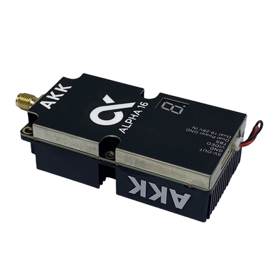 AKK Alpha16 Transmissor de vídeo sem fio 5.8G 16W FPV VTX 96CH para transmissão de imagem de drone RC