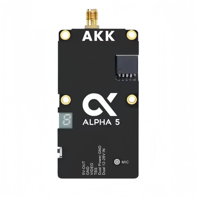 AKK Alpha5 VTX 5.8G 80CH 1w/2w/3w/4w Potência Comutável Smart Audio Transmissão de Ultra Longa Distância