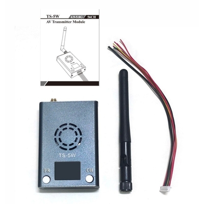 5.8G 5W UAV Transmissor de vídeo e receptor 5.8Ghz Transmissão de áudio e vídeo para drone FPV VTX