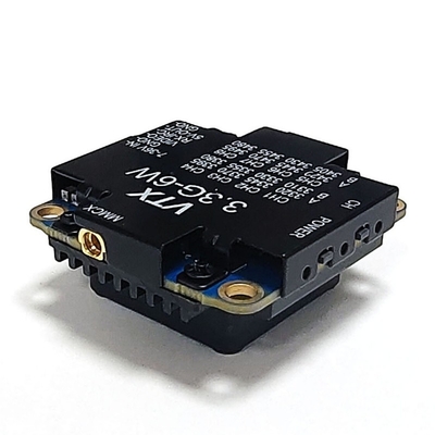 Transmissor de Áudio e Vídeo Sem Fio 3.3Ghz 6W 3.3G UAV FPV VTX para Transmissão de Vídeo para Drone RC