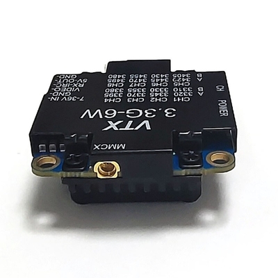 Transmissor de Áudio e Vídeo Sem Fio 3.3Ghz 6W 3.3G UAV FPV VTX para Transmissão de Vídeo para Drone RC