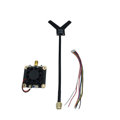 2.2G 1.6W Drone Analog Video Transmitter 2.2Ghz FPV VTX Transmissão de vídeo de longo alcance