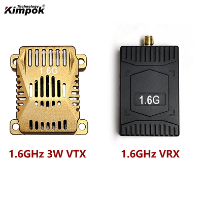 3W Transmissão de Potência Transmissor de Vídeo Análogo para Frequência 1450MHz-1825MHz 1.6G VTX 16CH