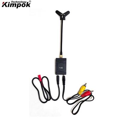 1.6G FPV VRX Transmissor de Vídeo Sem Fio Analógico de 1.6Ghz para UAV Drone Transmissão de Imagem de Longo Alcance