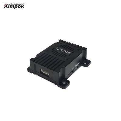 Transmissor de Vídeo FPV 1.2G 2W 1.2GHz Drone VTX com Fonte de Alimentação DC 12V para Transmissão de Imagem