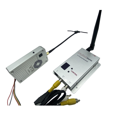 1.5G 5W FPV Transmissor e Receptor de Vídeo Sem Fio 20km VTX VRX RC Racing