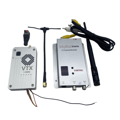 1.5G 5W FPV Transmissor e Receptor de Vídeo Sem Fio 20km VTX VRX RC Racing