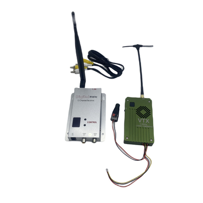 1.5GHz 8W FPV VTX VRX Drones de Corrida 1505M-1680M Transmissor e Receptor de Vídeo Sem Fio