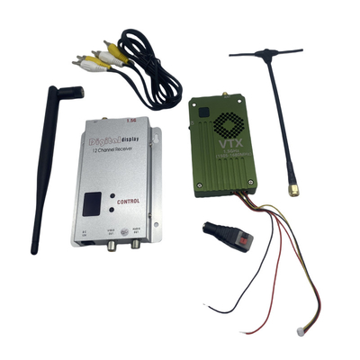 1.5GHz 8W FPV VTX VRX Drones de Corrida 1505M-1680M Transmissor e Receptor de Vídeo Sem Fio