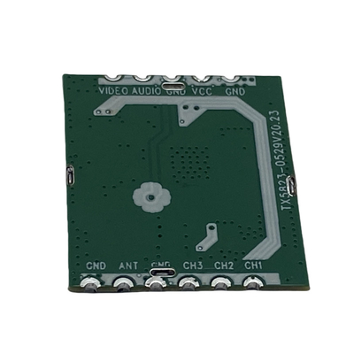 Transmissor de Vídeo UAV 5.8Ghz 5823S TX Alimentação DC 5V Potência 4900MHz-6060MHz VTX