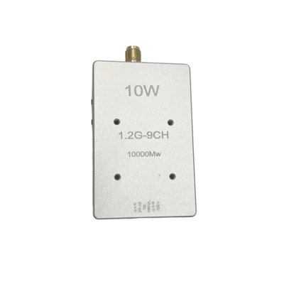 Transmissor de vídeo VTX sem fio de longo alcance de 40 km 1,2 GHz 10W UAV FPV VTX Video Link 9CH