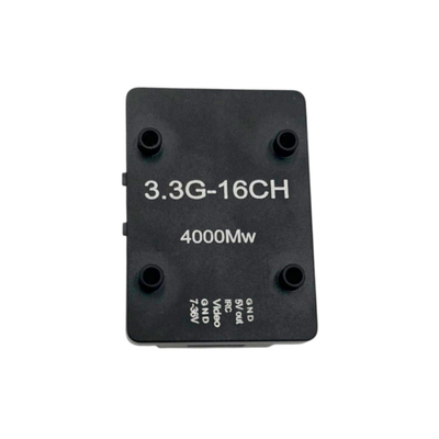 Transmissor de vídeo sem fio VTX FPV 3.3Ghz 4W 16CH para acessórios de drone de corrida FPV Suporte IRC