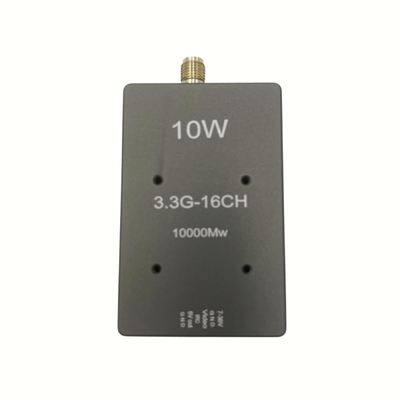 Transmissor de Vídeo Drone 3.3G 10W 3.3Ghz FPV Sem Fio VTX para Transmissão de Vídeo de Longa Distância