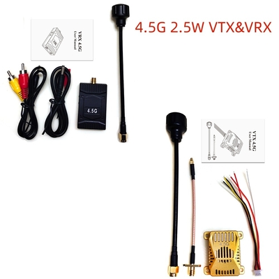 2.5W Potência de transmissão 4.5G Transmissor e receptor de vídeo analógico para 1 Vp-p FM Audio Video Output