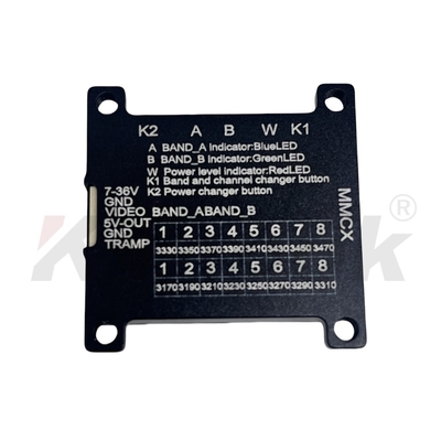 Transmissor de vídeo sem fio VTX FPV 3.3Ghz 4W 16CH para acessórios de drone de corrida FPV Suporte IRC