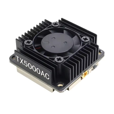 Transmissor de vídeo de UAV AKK 5W FPV VTX 96CH Transmissor de vídeo de suporte de ligação de vídeo de áudio inteligente