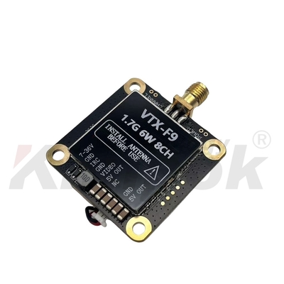 1.7G VTX 1.9G VTX 6W Transmissor de vídeo sem fio 20km Transmissão de imagem de longa distância