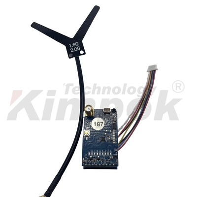 Receptor de Vídeo FPV 1.7G VRX Suporte Óculos FPV para Módulo Receptor Analógico FPV VTX
