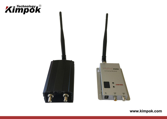 900Mhz / 1.2Ghz 2000mW Wireless FPV Drone Video Transmitter Receiver com DC 12V 8 canais