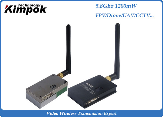 1200mW transmissor video análogo 5.8Ghz, transmissor video sem fio do CCTV de HDMI